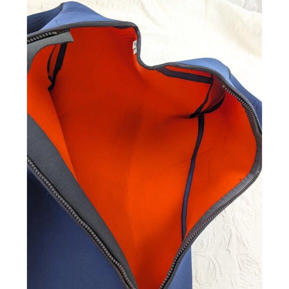 vtg. Henderson Aquatics women’s medium Shorty Long sleeve Wetsuit zipper up - Picture 8 of 16